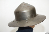  Photos Medieval Knight Kettle Hat plate Helmet 1 Head Kettle Hat plate Helmet Medieval helm army plate 0006.jpg